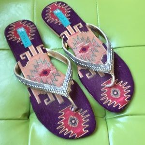 Coral Flip Flop sandals